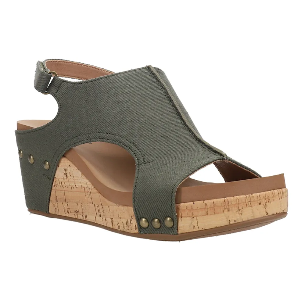 Carley Studded Wedge Sandals