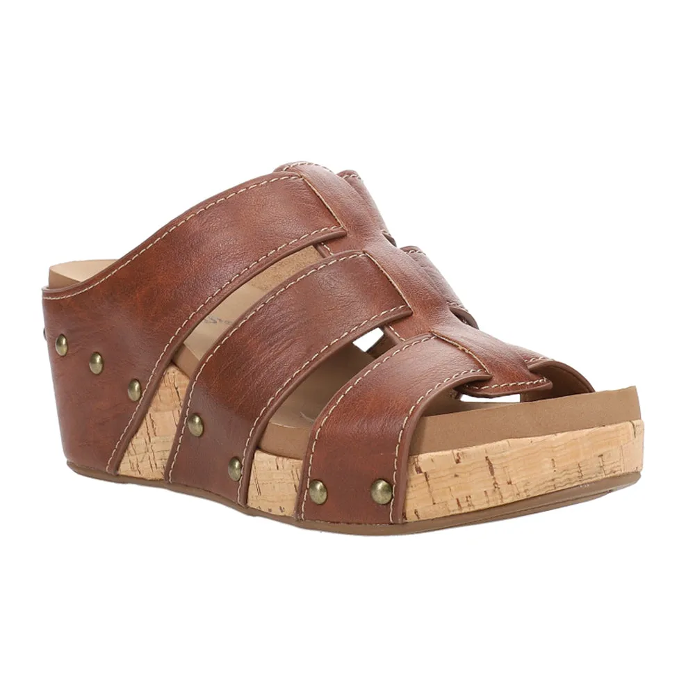 Catch of the Day Studded Wedge Sandals