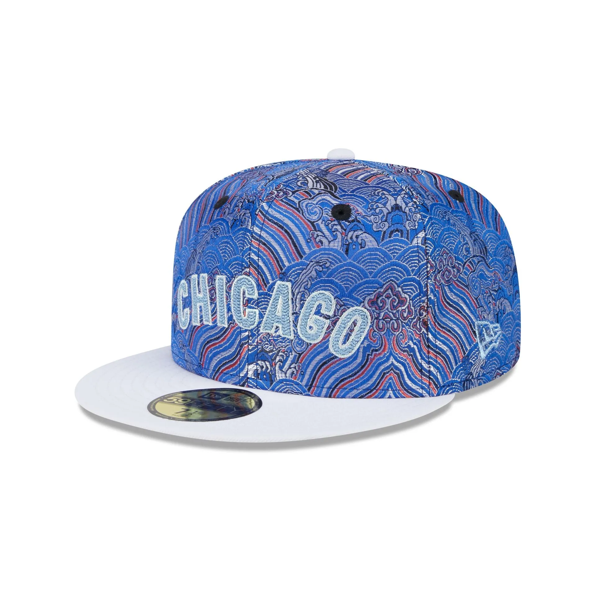 Chicago Cubs Wave Fill 59FIFTY Fitted Hat