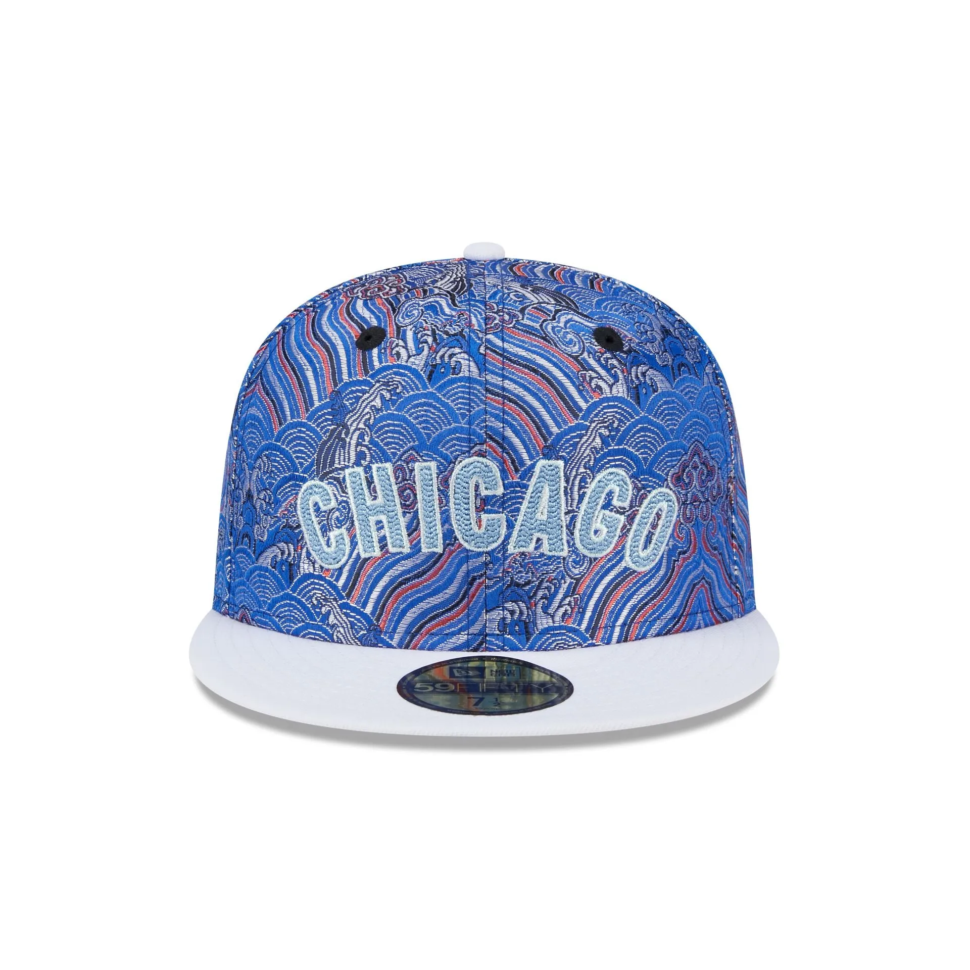 Chicago Cubs Wave Fill 59FIFTY Fitted Hat