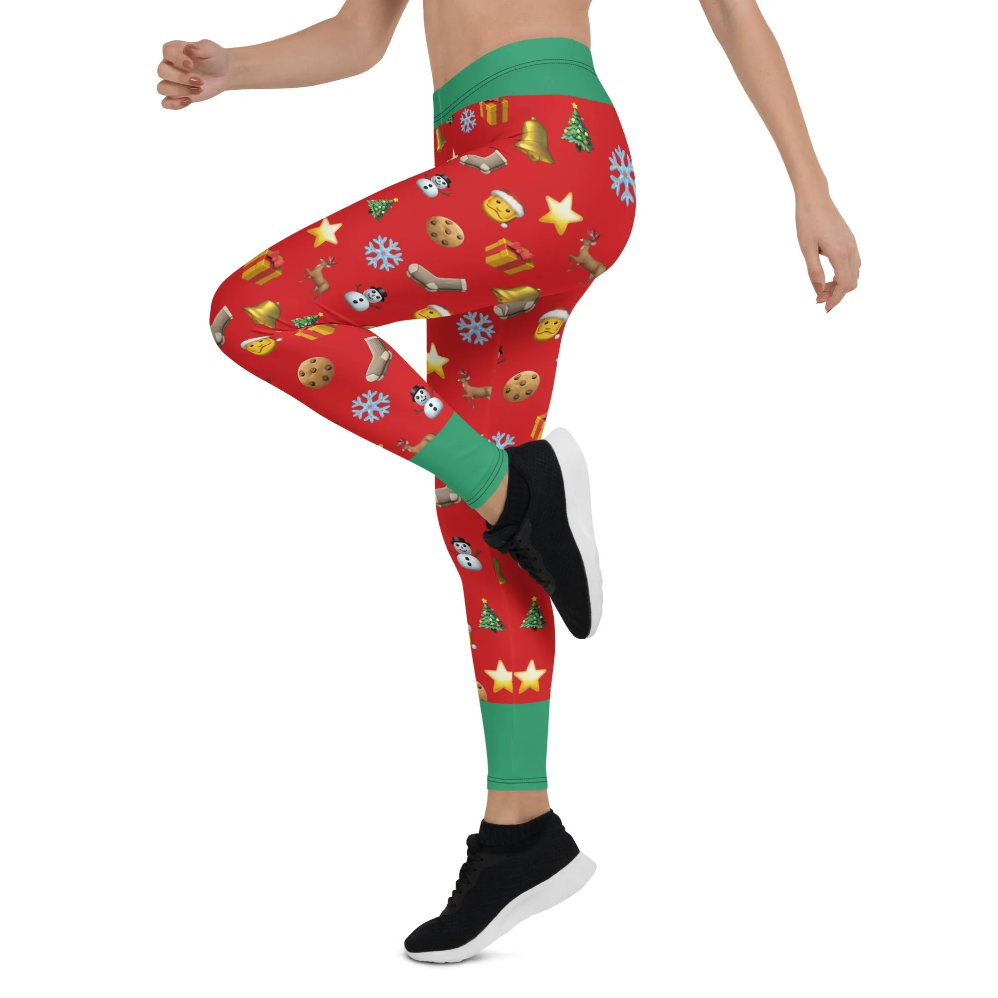 Christmas Emoji Leggings