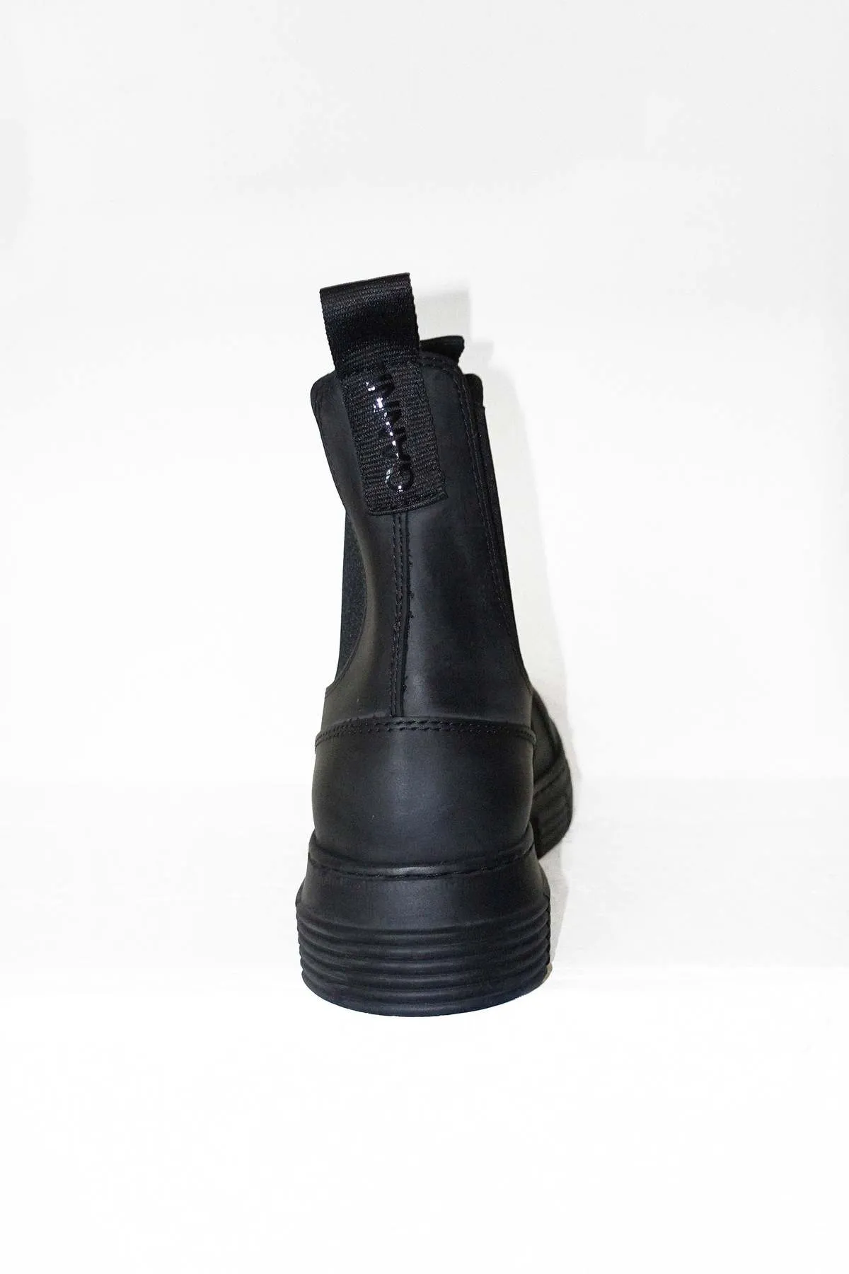 City Boot - Black Recycled Rubber