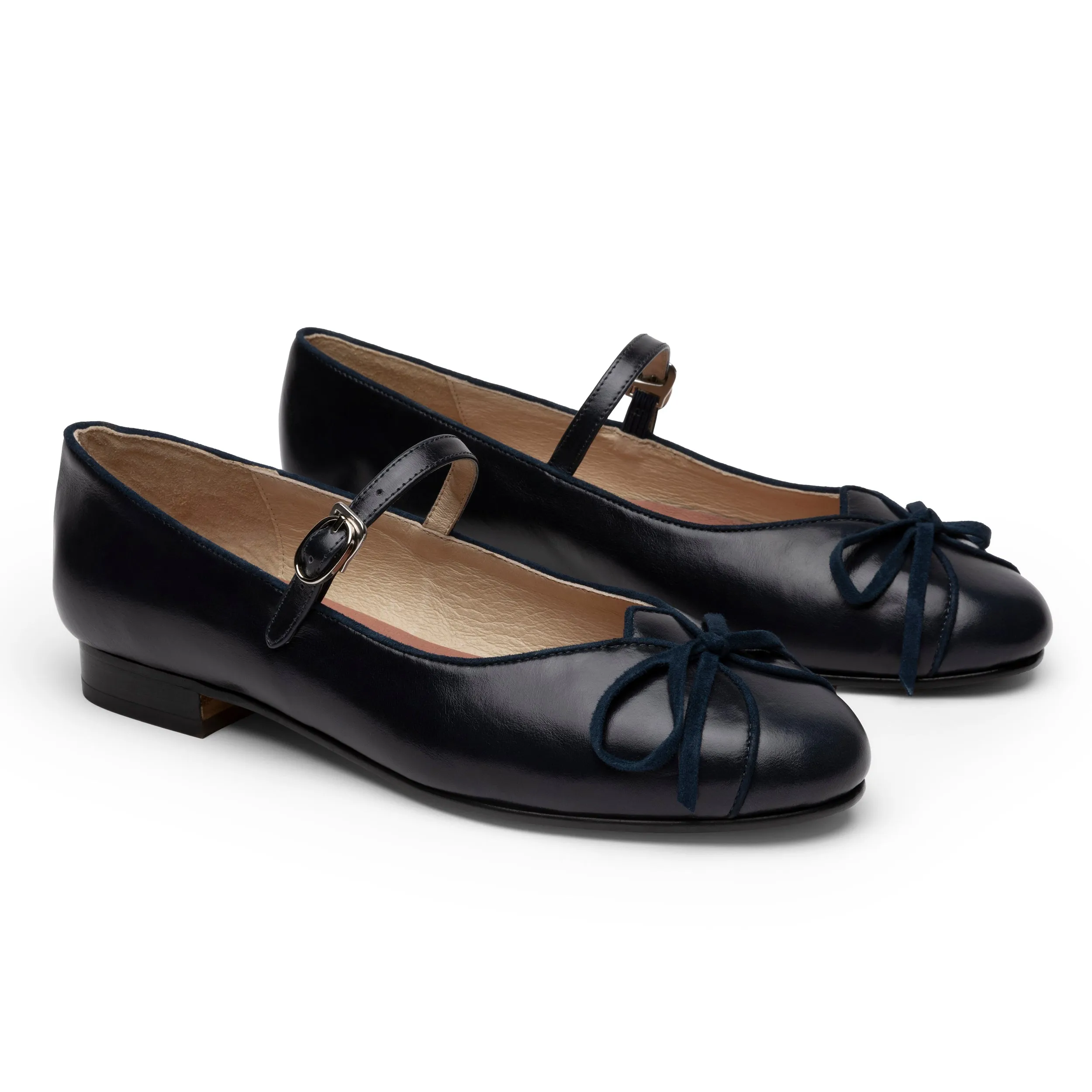 Claud Vintage Flats (Navy)