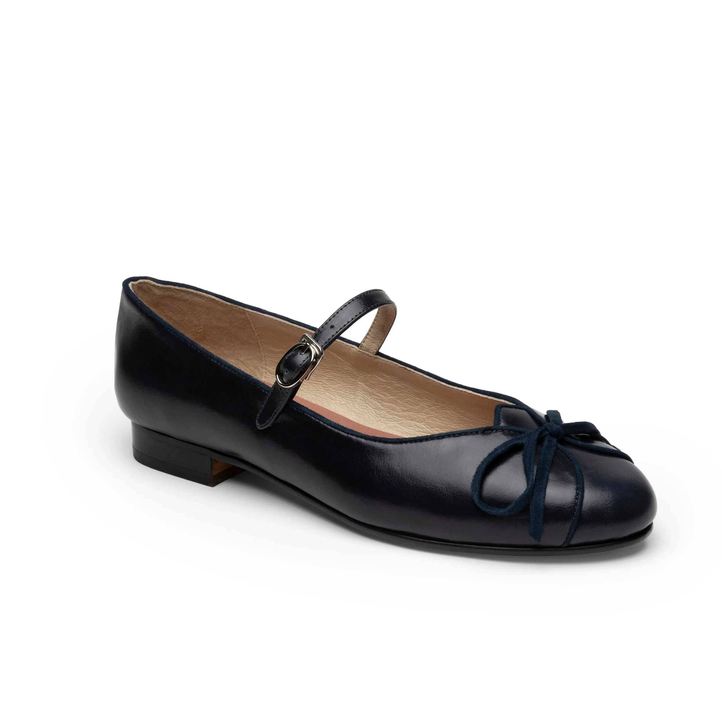 Claud Vintage Flats (Navy)