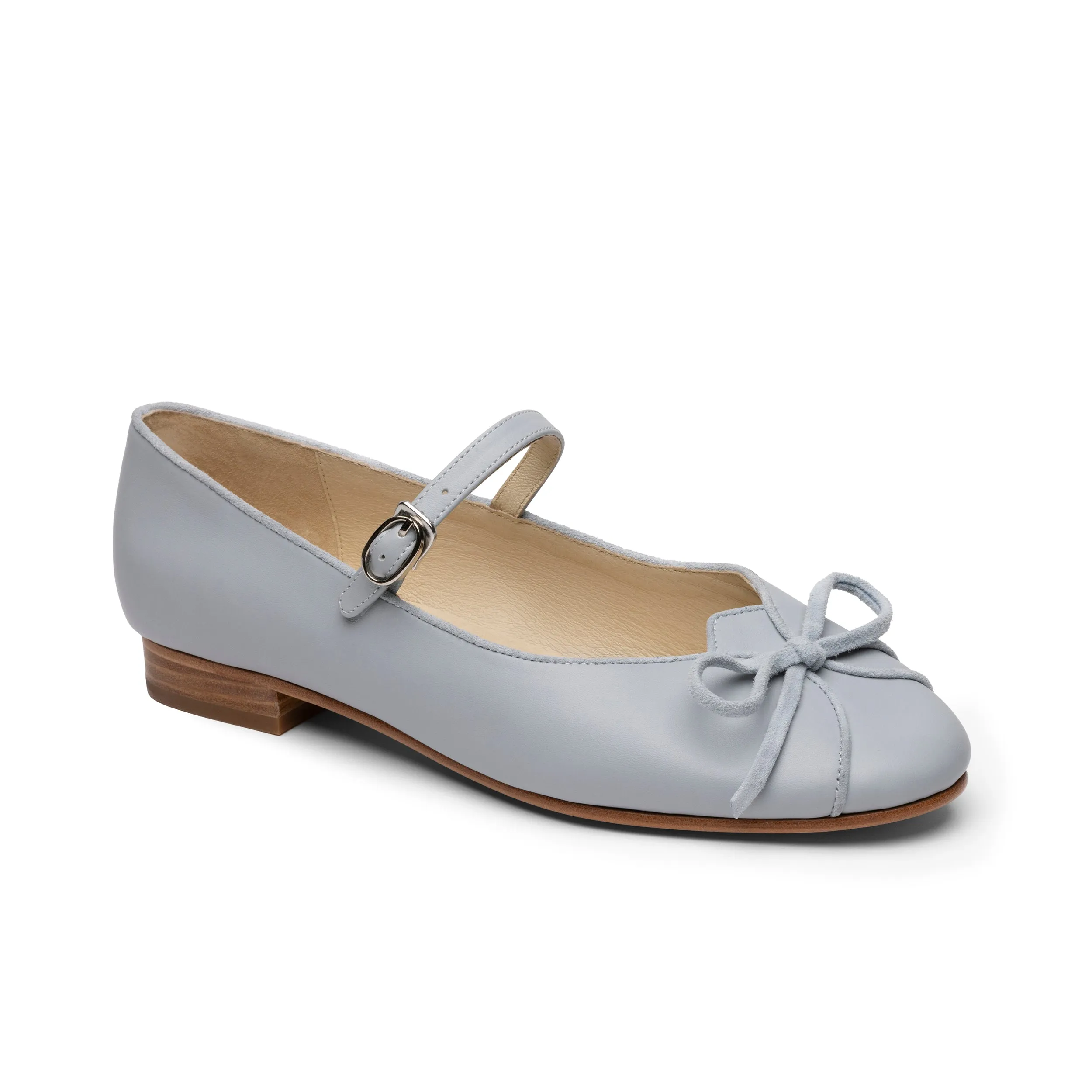 Claud Vintage Flats Wide (Dusty Blue)