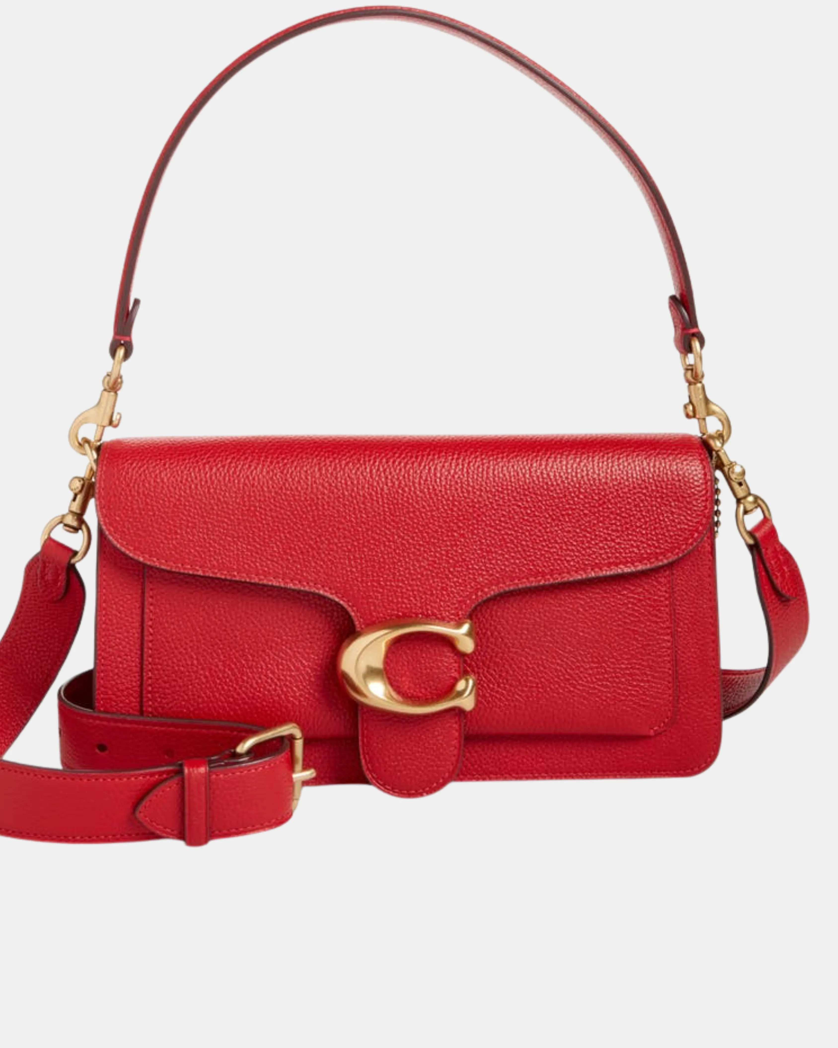 COACH RED ‘TABBY CHAIN’ SHOULDER BAG 26