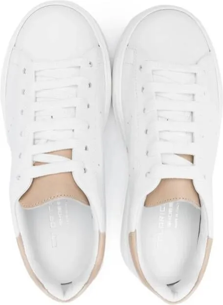 Colorichiari stud-embellished leather sneakers White