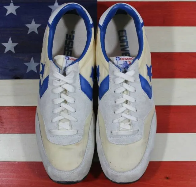 Converse 1984 la olympic games original vintage 84 trainer white/blue mens sz 10