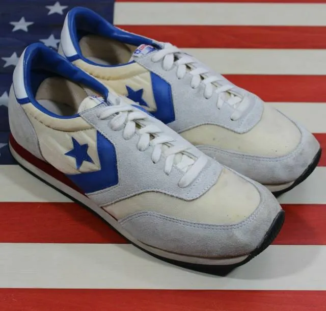 Converse 1984 la olympic games original vintage 84 trainer white/blue mens sz 10