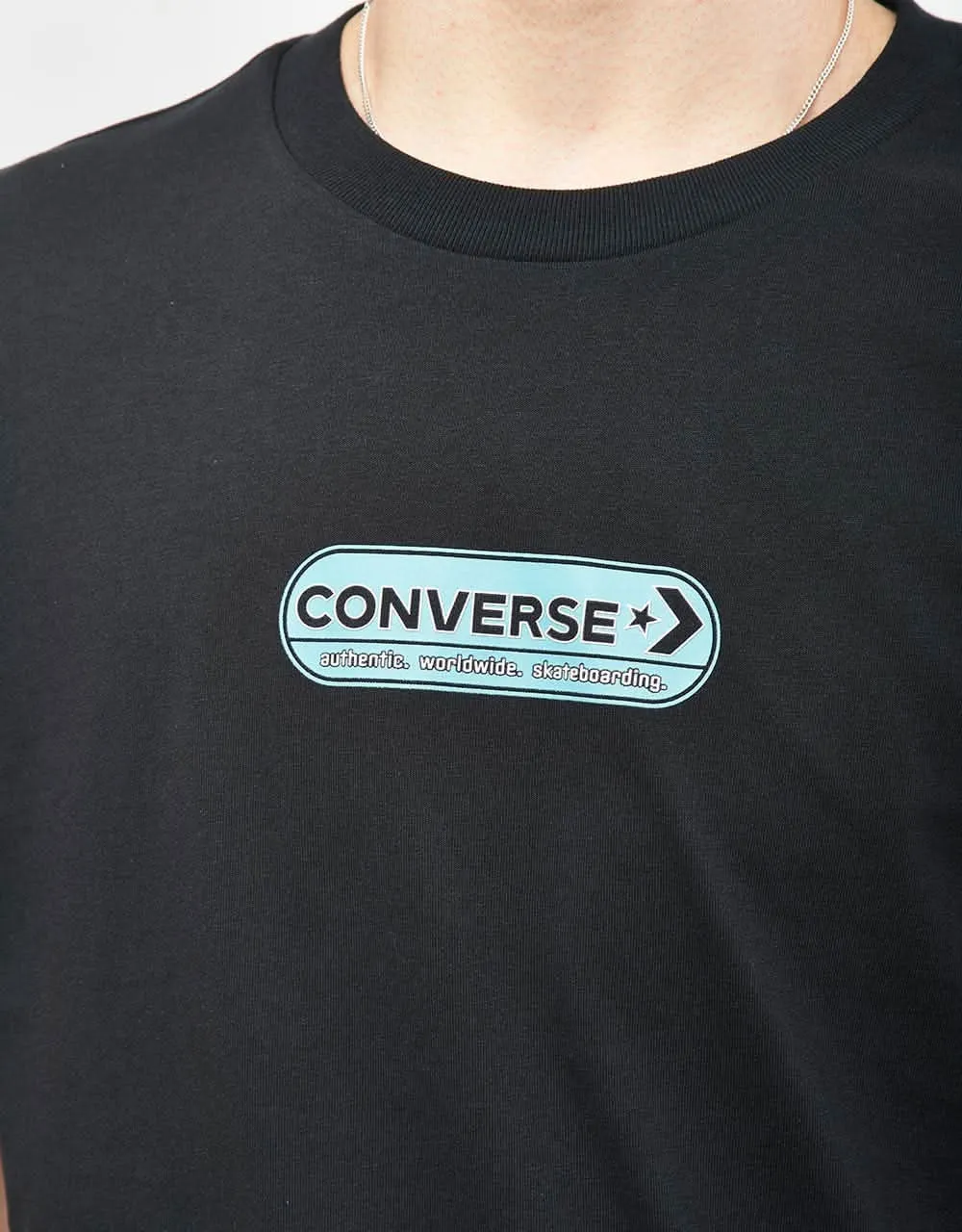 Converse Classic Skateboarding T-Shirt - Converse Black