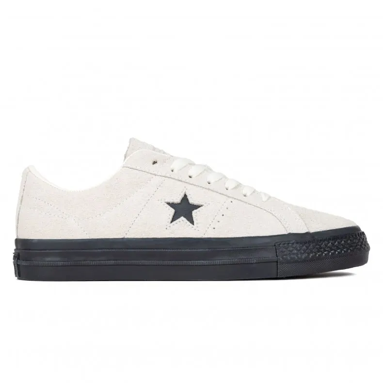 Converse Cons One Star Pro Ox 'Vintage Suede' (Egret/Egret/Black)