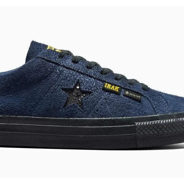 Converse CONS x IRAK One Star Pro Ox Gore-Tex Navy - Black - Vibrant Yellow