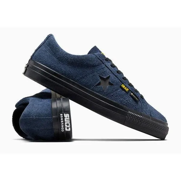 Converse CONS x IRAK One Star Pro Ox Gore-Tex Navy - Black - Vibrant Yellow