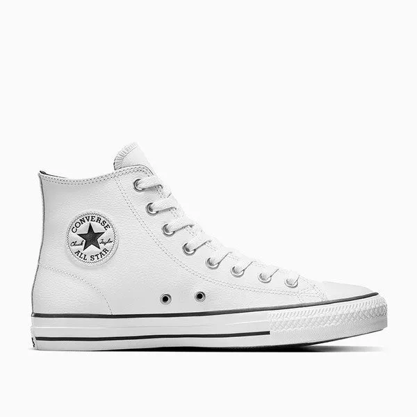 Converse CTAS Pro Hi Leather White - White - Black