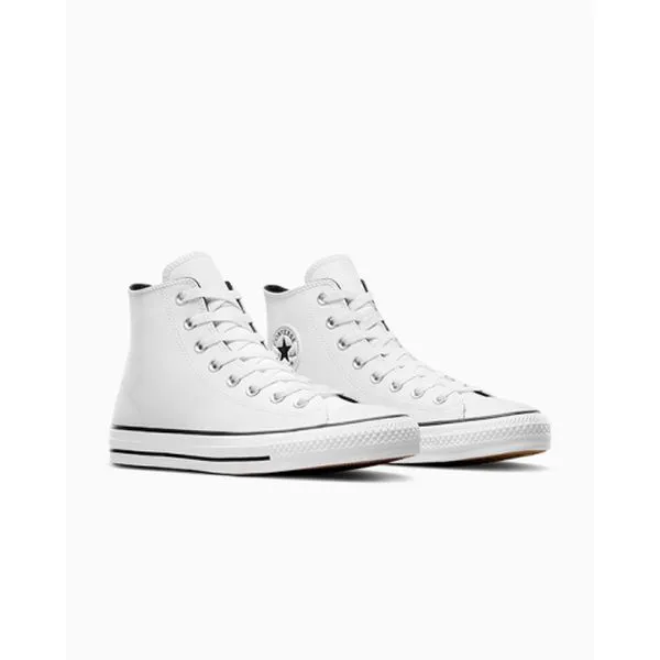 Converse CTAS Pro Hi Leather White - White - Black