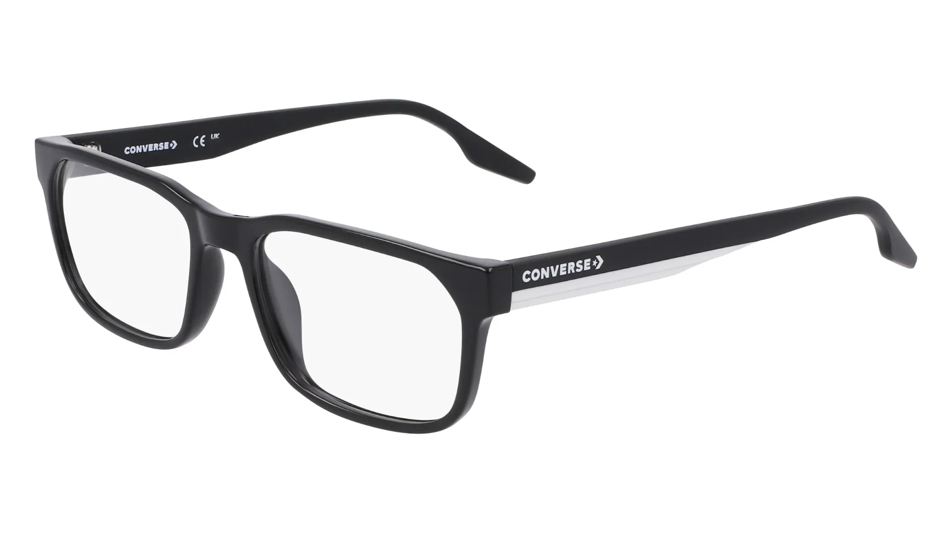 Converse CV5111 001 Eyeglasses Men's Black Full Rim Rectangle Shape 52-17-145