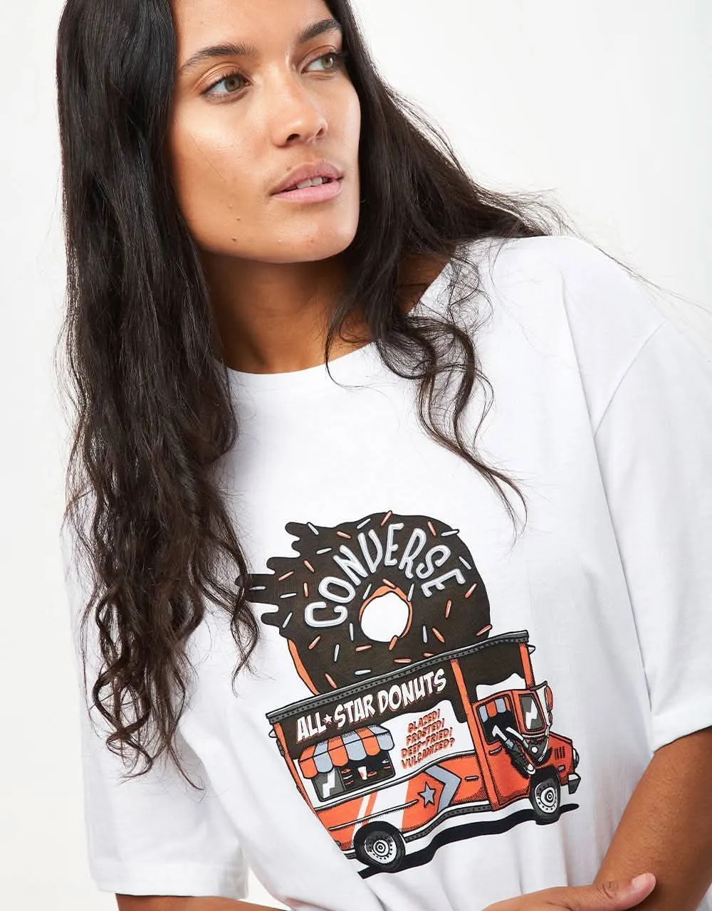 Converse Food Truck T-Shirt - White