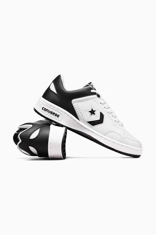 Converse leather sneakers Converse Weapon Leather white color A10203C