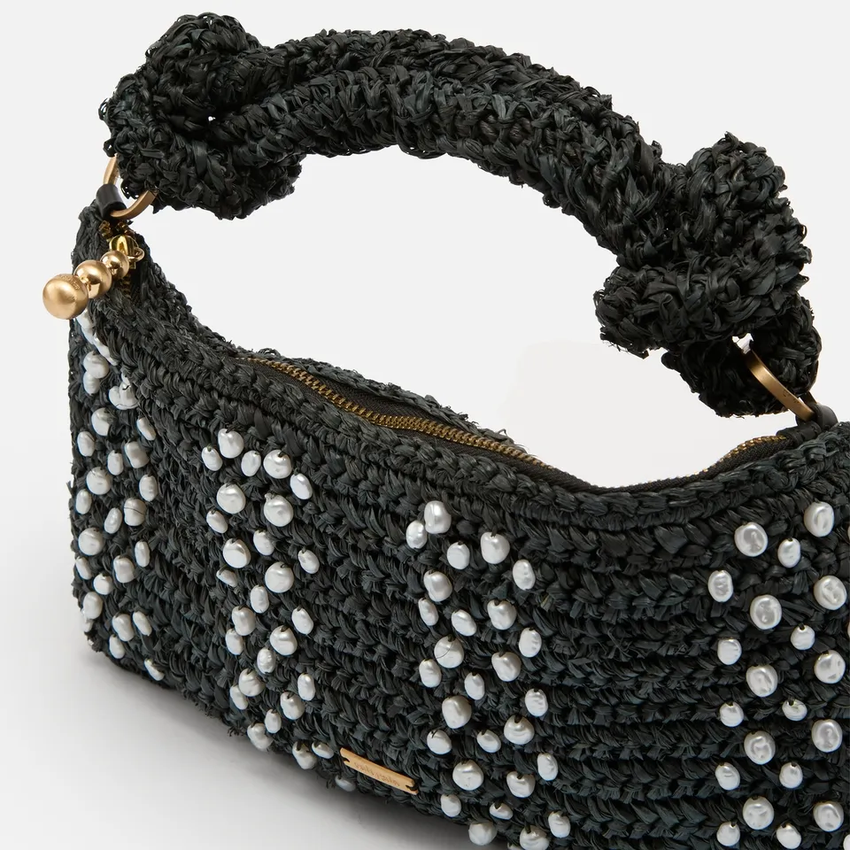 Cult Gaia Hera Nano Raffia Shoulder Bag | Coggles