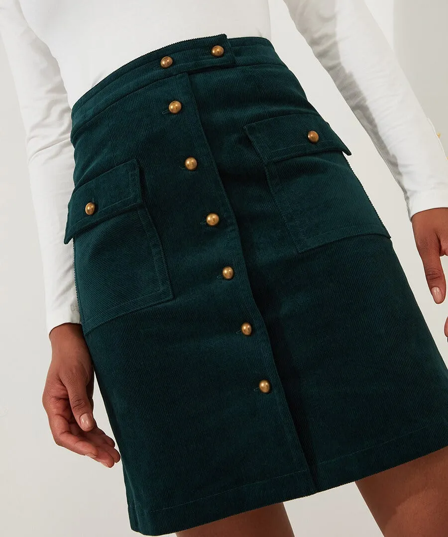 Curiously Cord Skirt