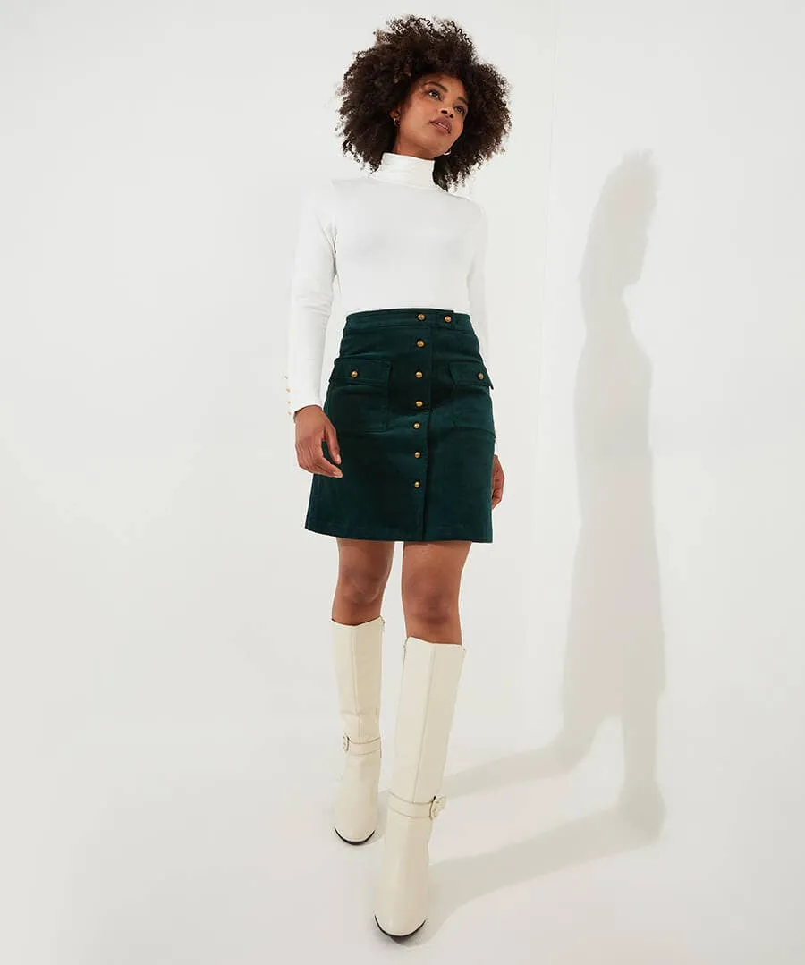 Curiously Cord Skirt