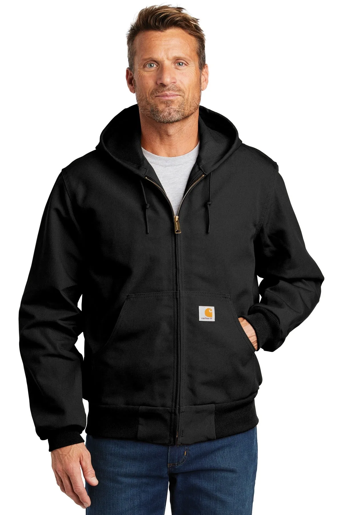 Custom Embroidered - Carhartt  Thermal-Lined Duck Active Jac. CTJ131