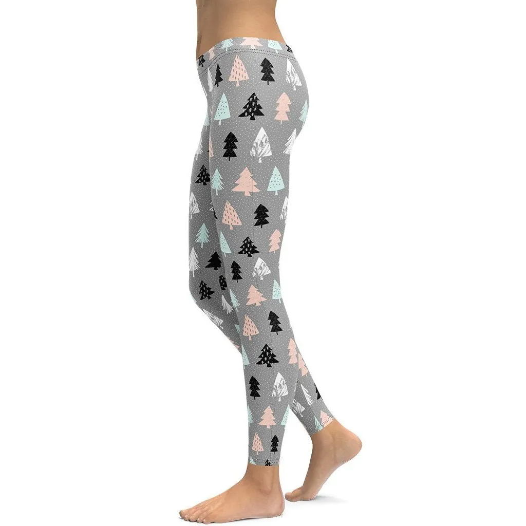 Cute Minimalistic Christmas Leggings