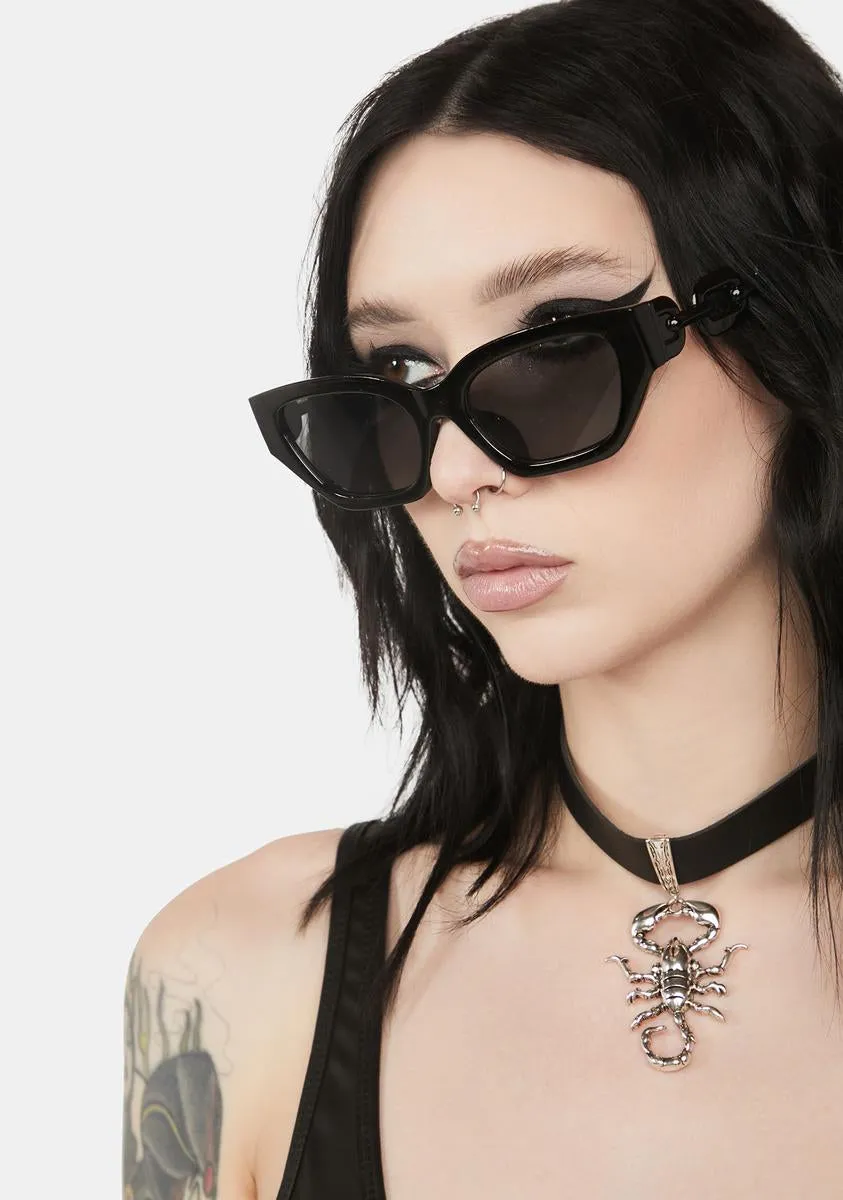 Dark Desires Chainlink Sunglasses-