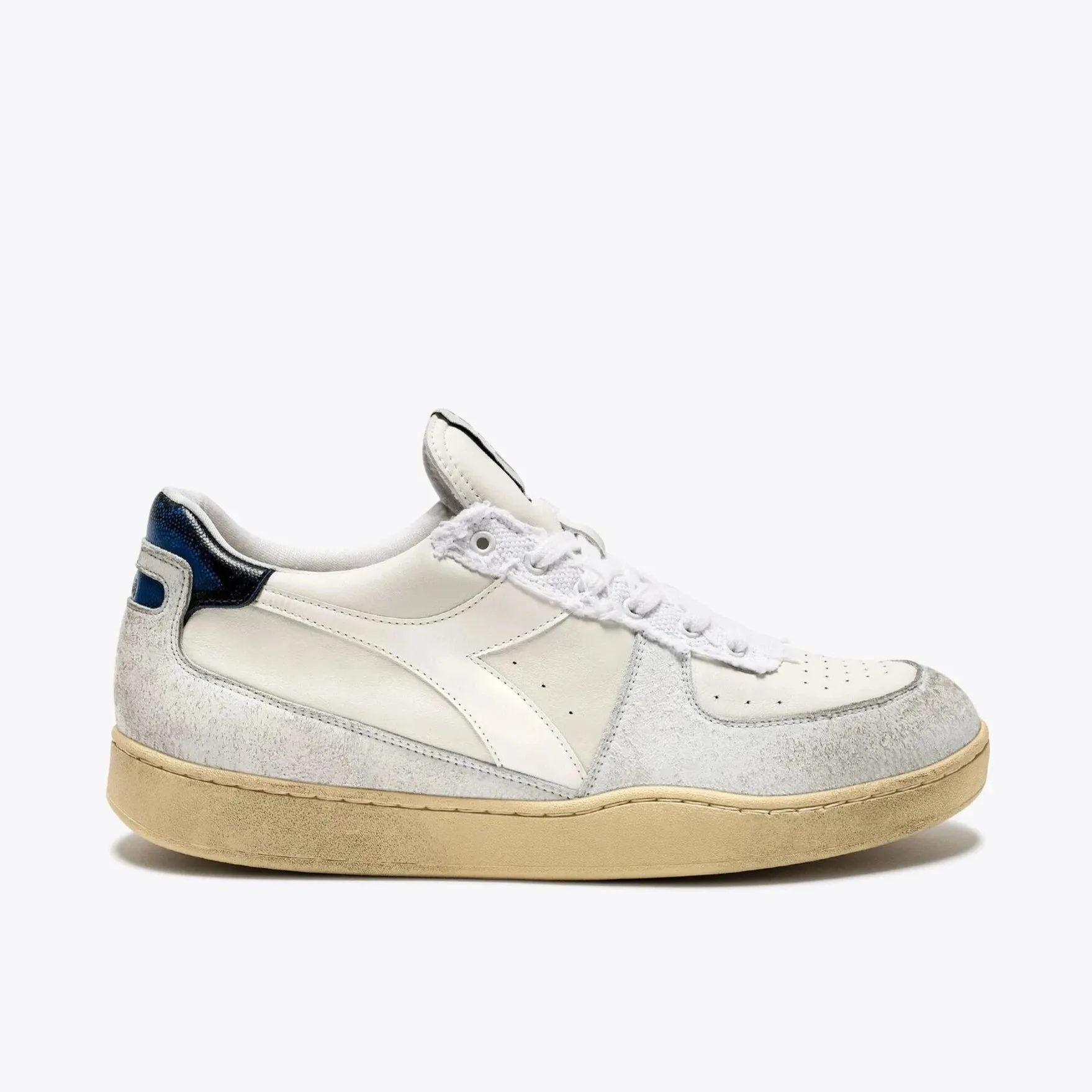 DIADORA | SNEAKERS HOMBRE | MI BASKET LOW PIVOT ITALIA WHITE | BLANCO