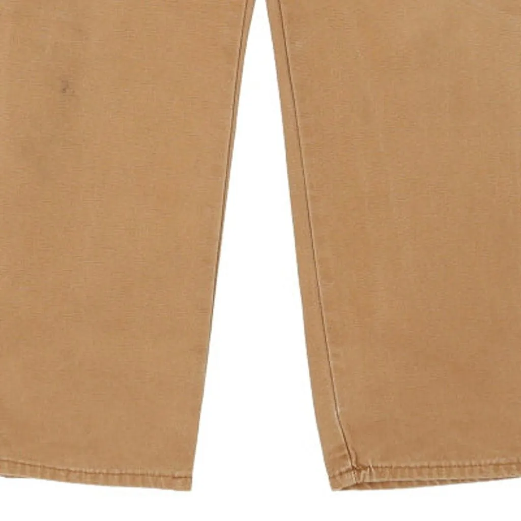 Dickies Carpenter Trousers - 34W 32L Brown Cotton