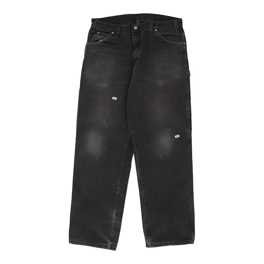 Dickies Carpenter Trousers - 36W 31L Black Cotton