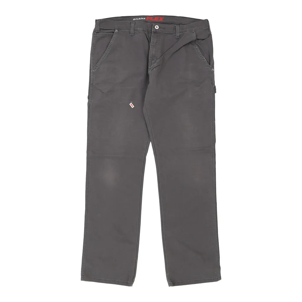 Dickies Carpenter Trousers - 38W 32L Grey Cotton