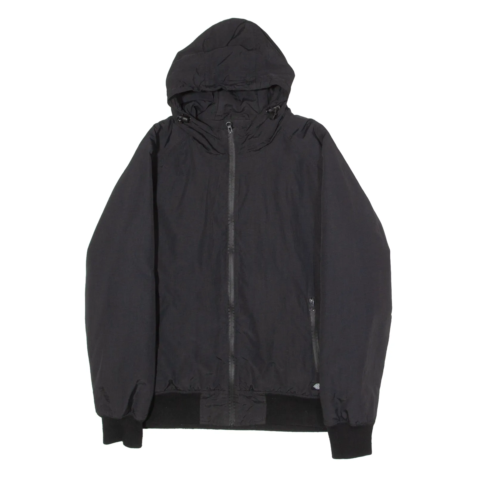 DICKIES Mens Jacket Black Hooded L