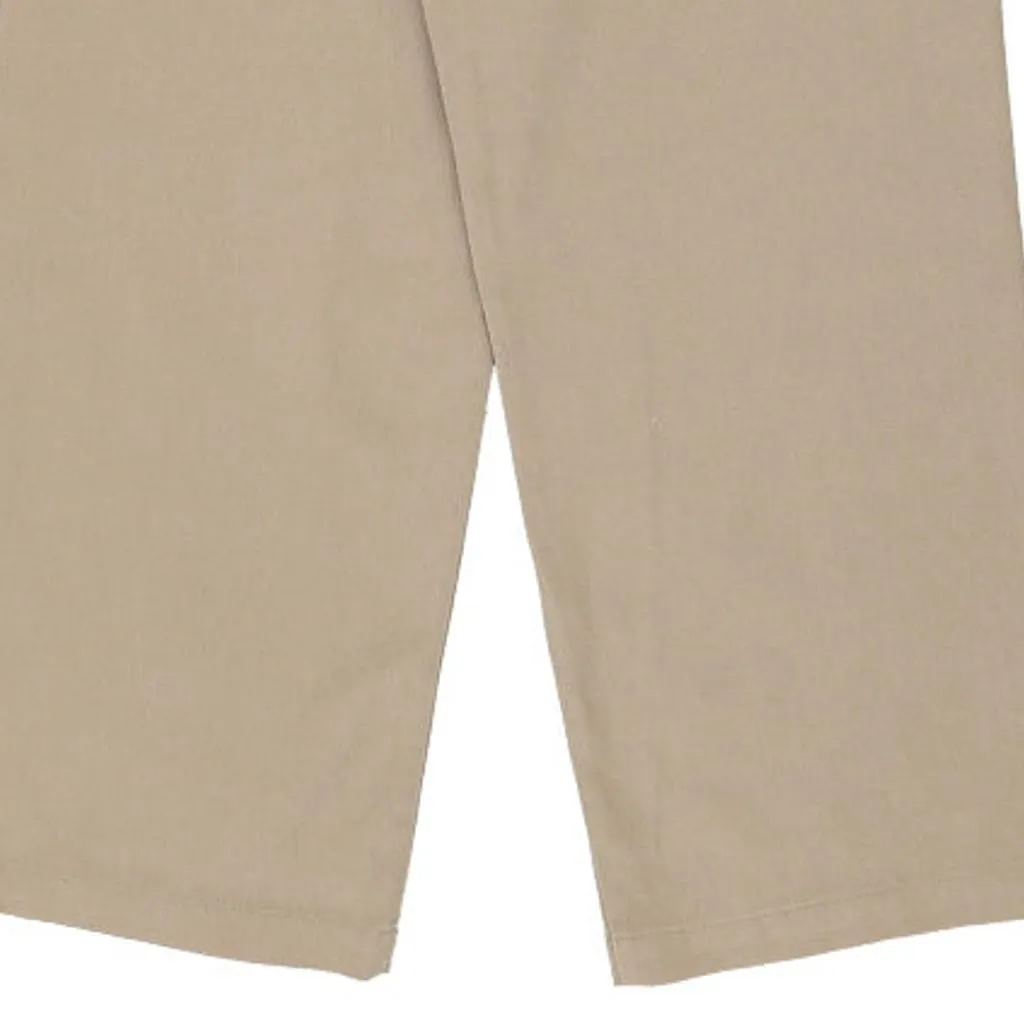 Dickies Trousers - 30W 29L Beige Cotton Blend