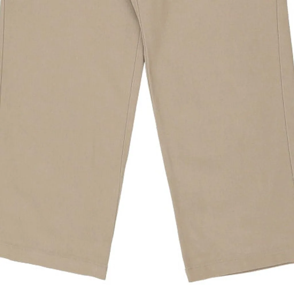 Dickies Trousers - 30W 29L Beige Cotton Blend