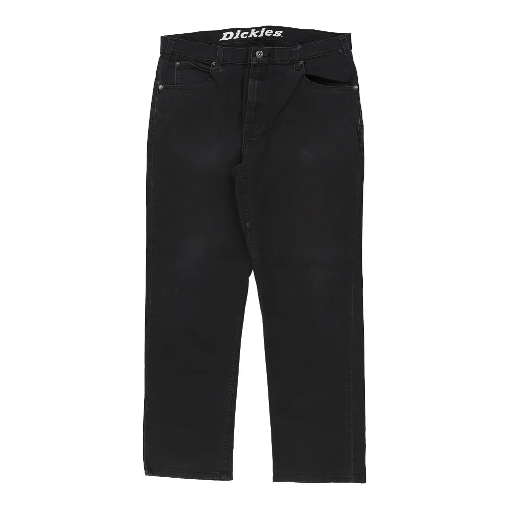 Dickies Trousers - 34W 30L Black Cotton Blend