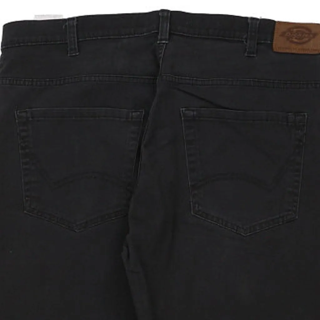 Dickies Trousers - 34W 30L Black Cotton Blend