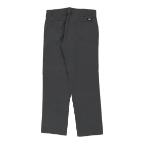 Dickies Trousers - 34W 31L Grey Cotton Blend