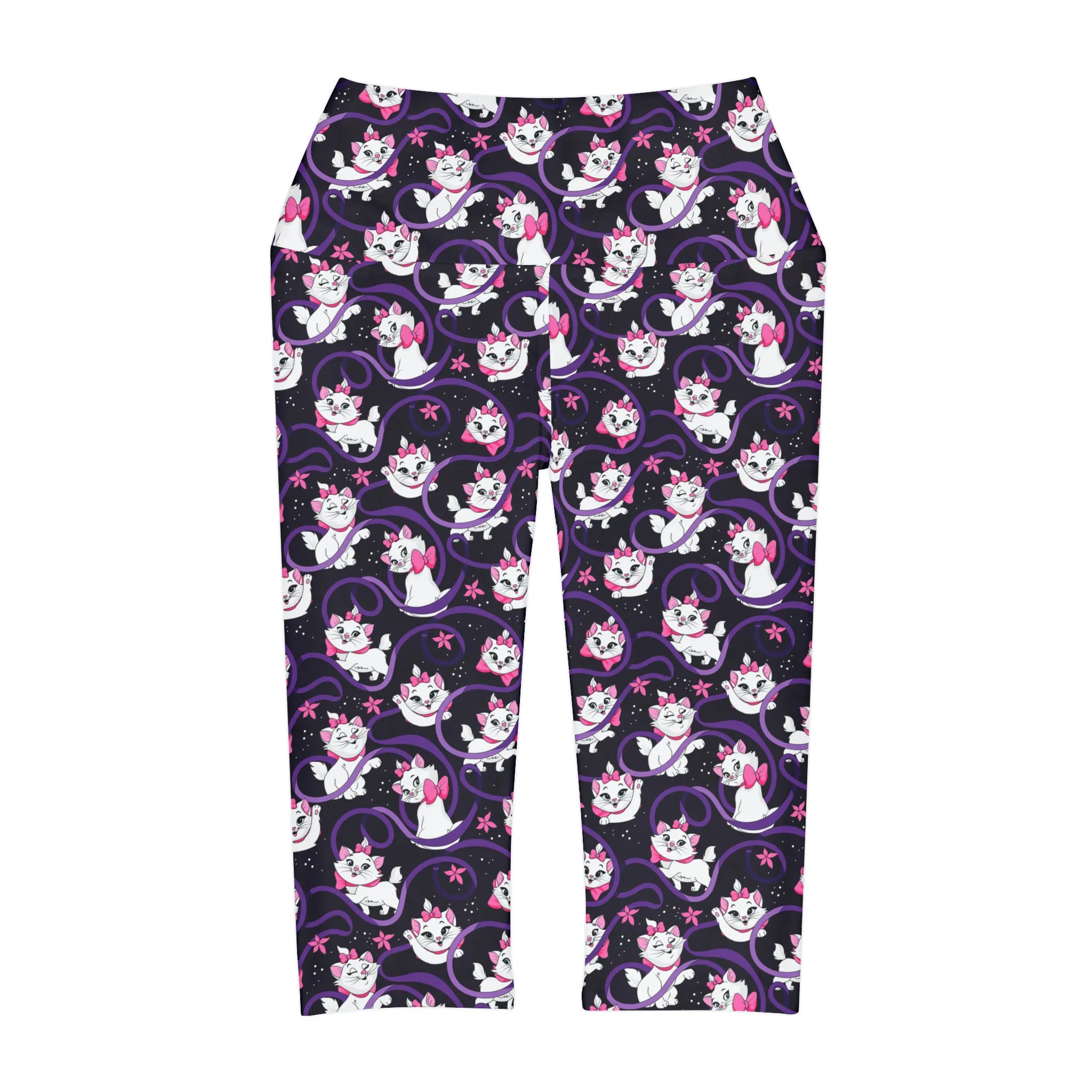 Disney Aristocats Marie Because I'm A Lady Athletic Capri Leggings