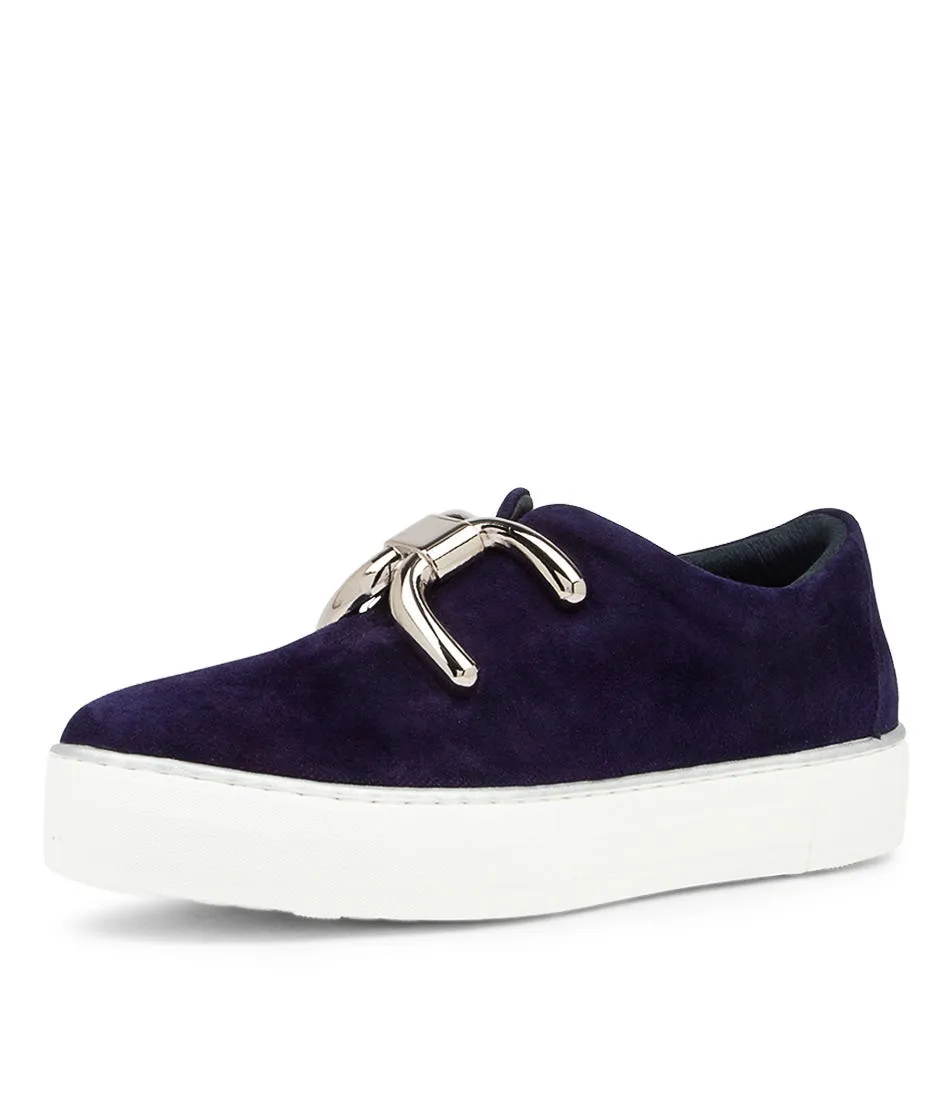 DJANGO & JULIETTE Filpy Navy Suede Sneakers