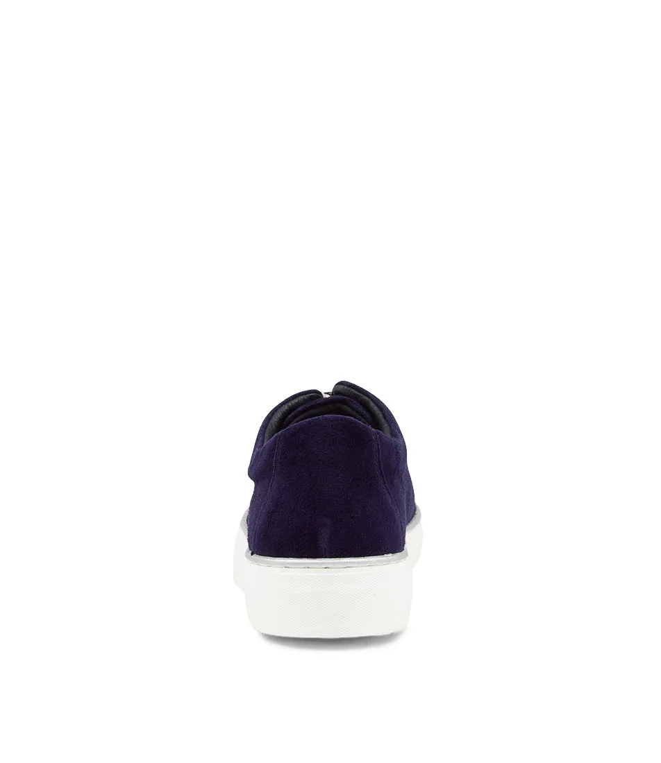 DJANGO & JULIETTE Filpy Navy Suede Sneakers