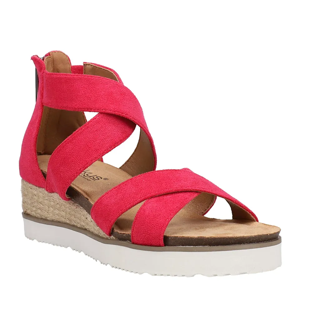 Double Dutch Espadrille Wedge Sandals