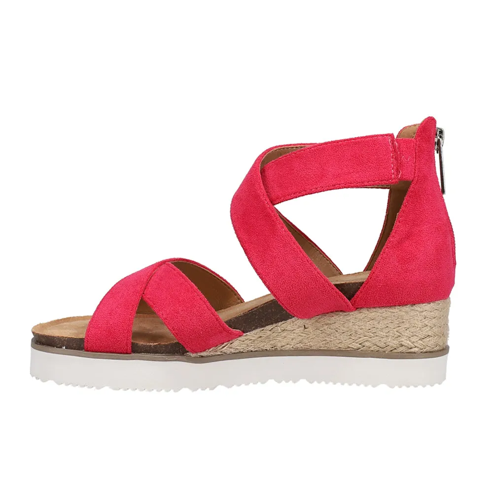 Double Dutch Espadrille Wedge Sandals