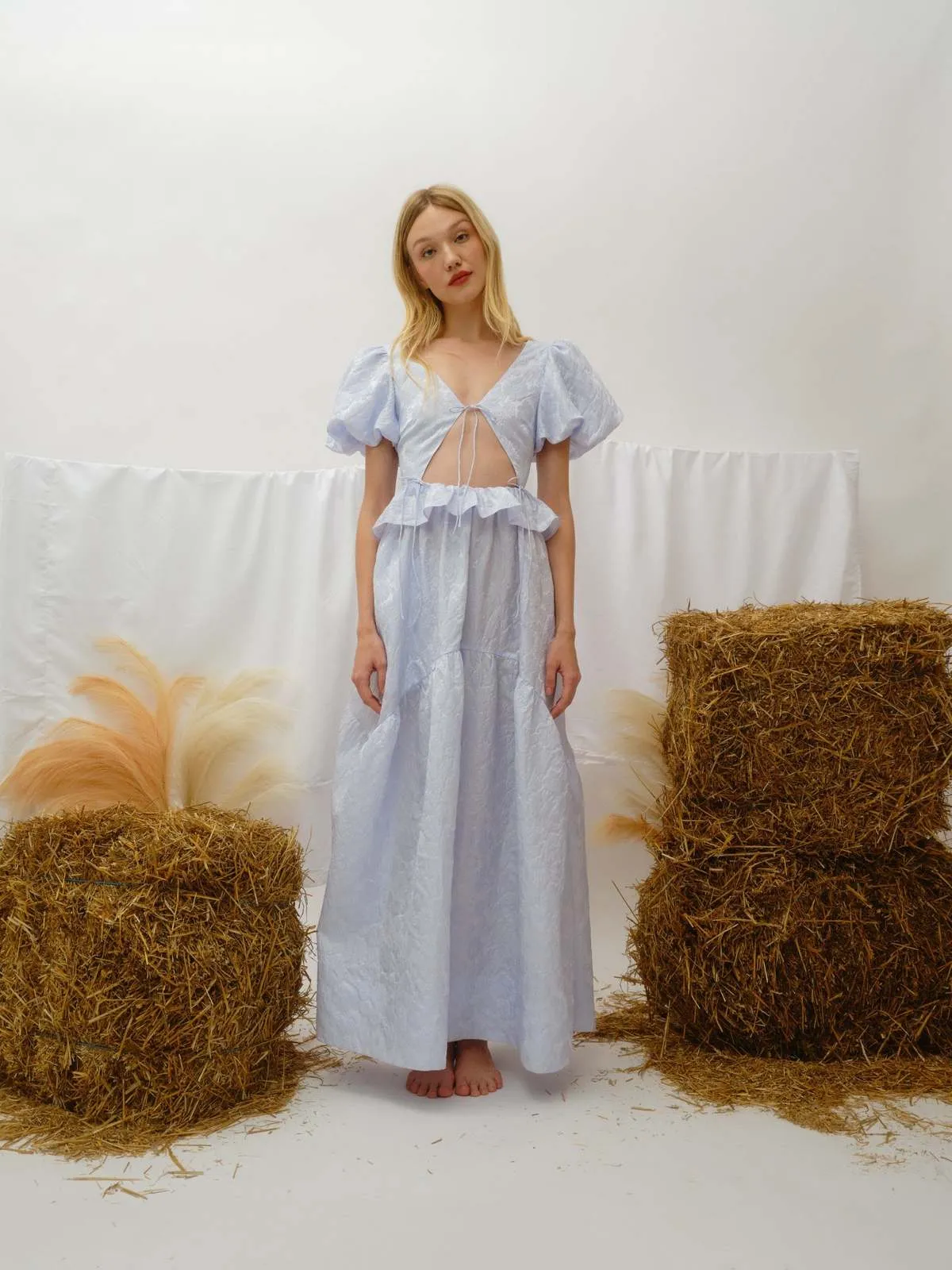 Edessa Dress - Cloud