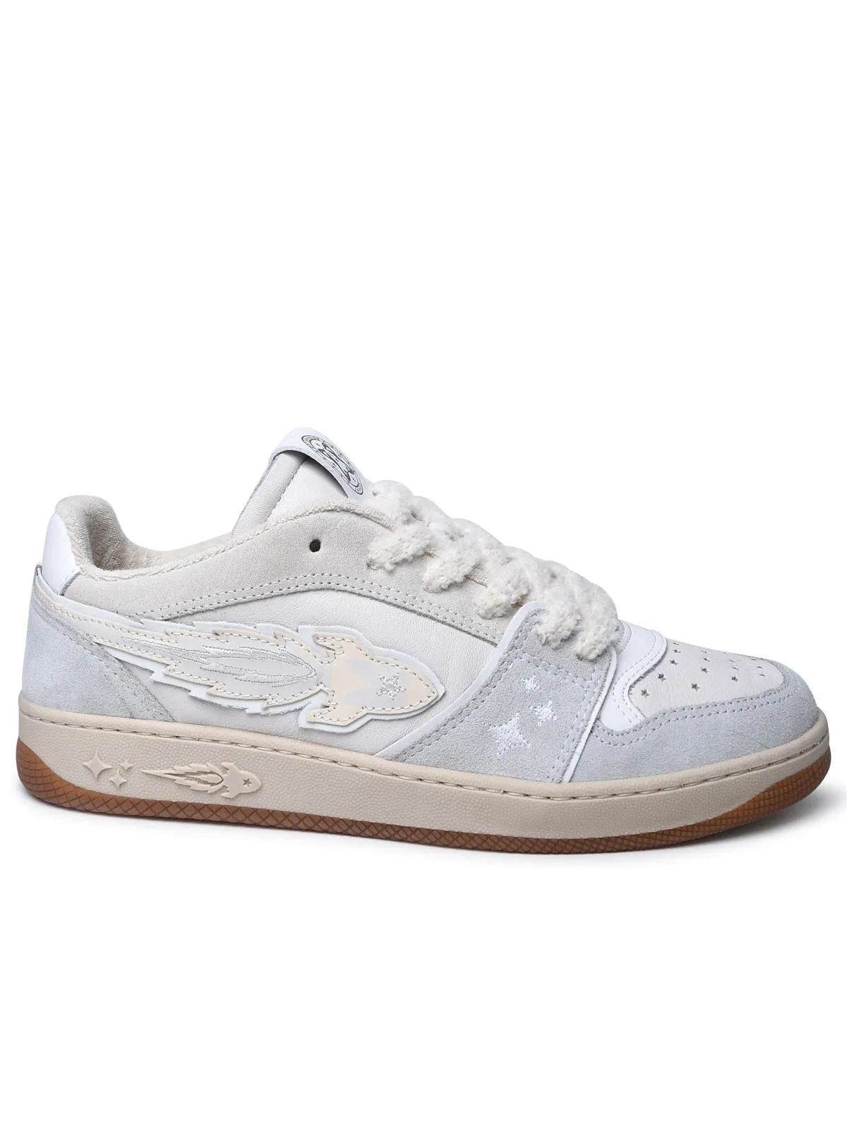 Enterprise Japan    Enterprise Japan White Lear Sneakers