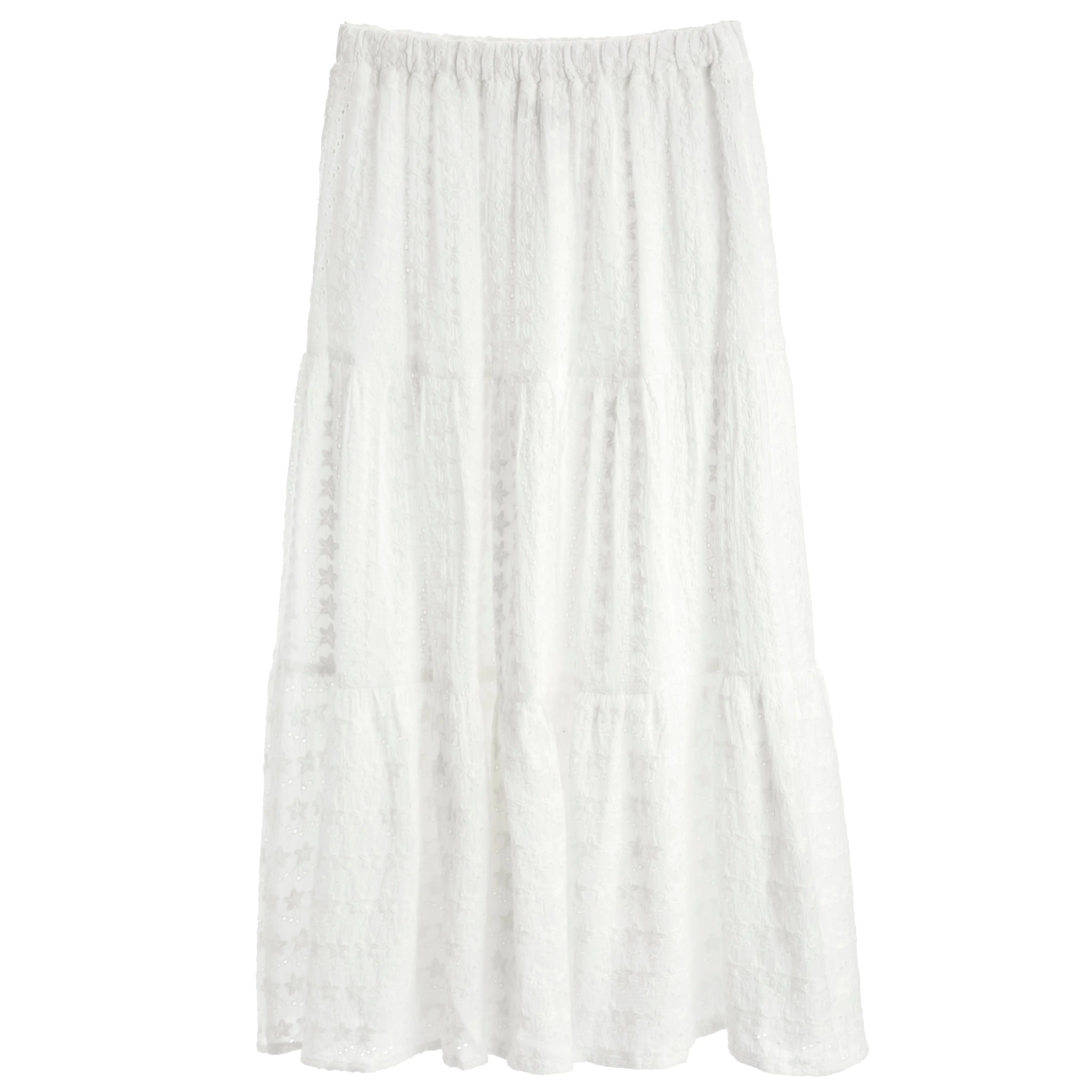 Esme Eyelet Maxi Skirt