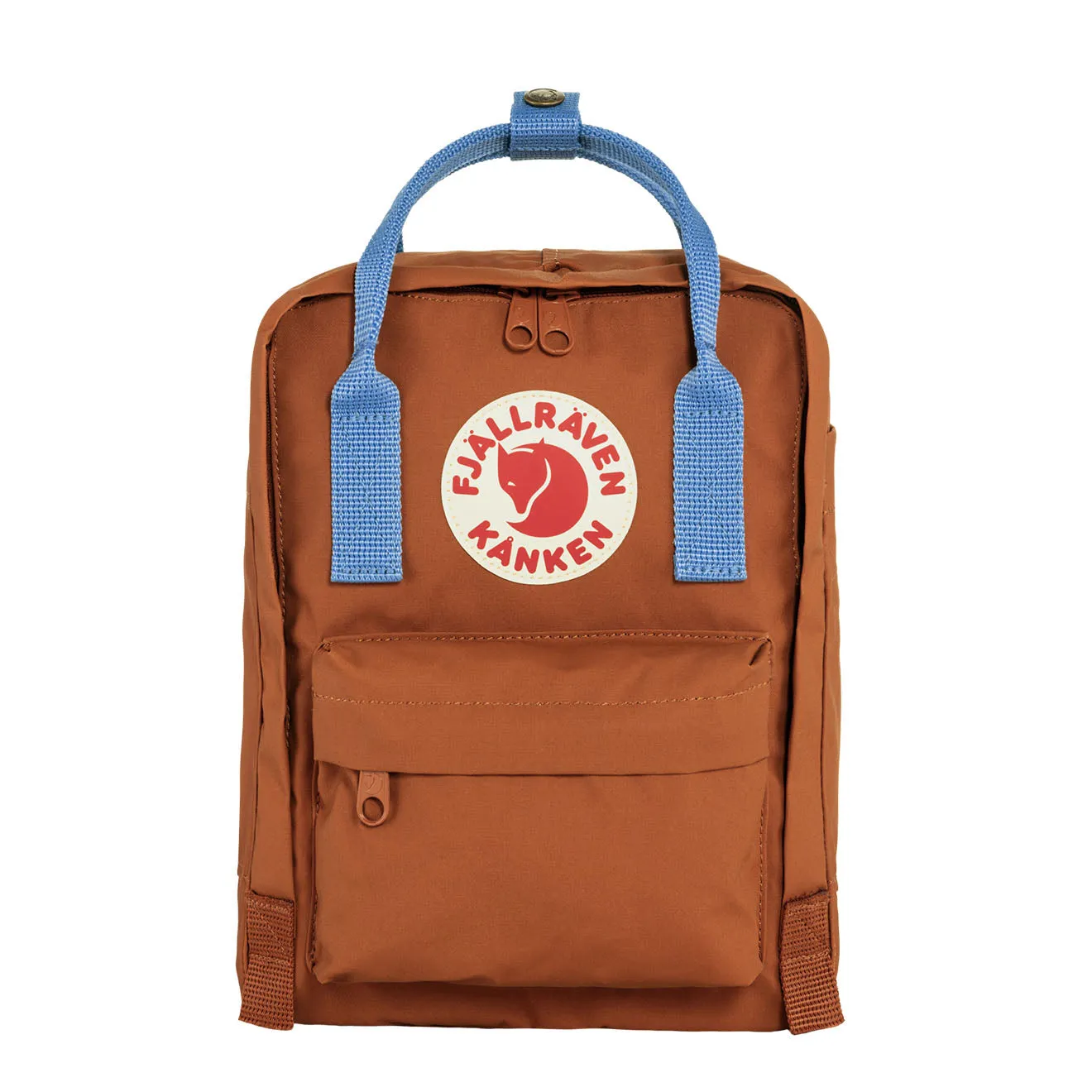 Fjallraven Kanken Mini Backpack Teracotta Brown-Ultramarine