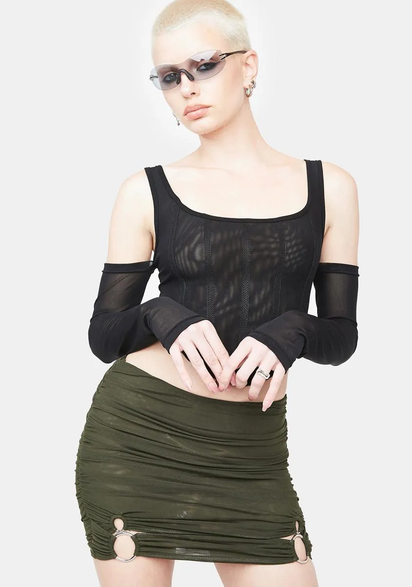 Flynn Ruched Skirt-