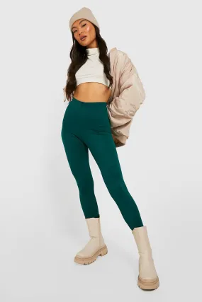 Forest High Waisted Basic Leggings