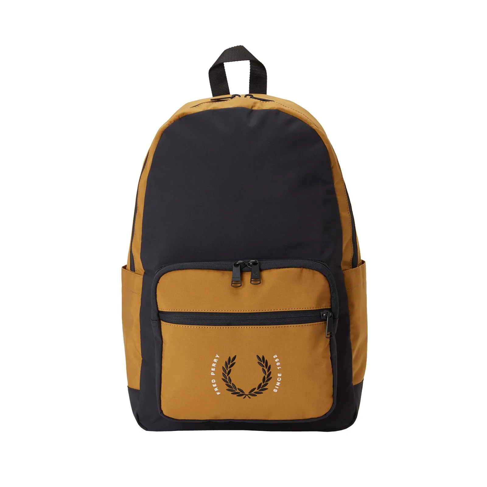 Fred Perry Contrast Ripstop Backpack Black/Dark Caramel